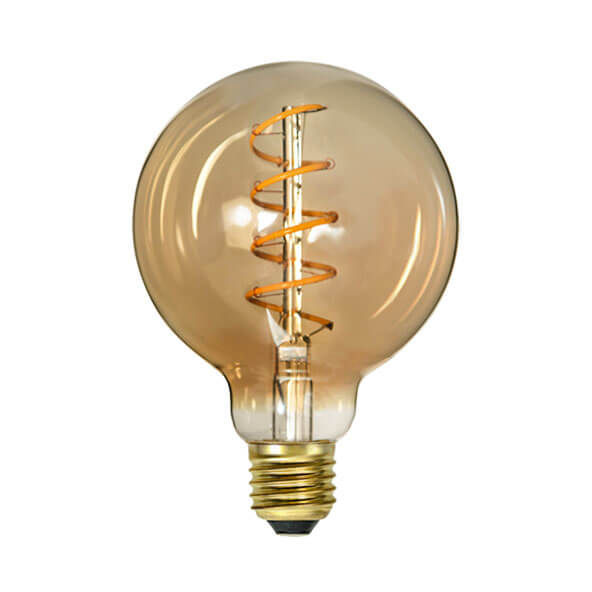Ampoule LED rétro Globe filament twist