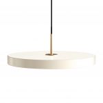 Lampadaire UMAGE Asteria Blanc/doré LED Moderne