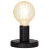 Socle noir Ampoule