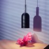 Suspension cylindre noir AYTM