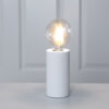 Socle tube blanc