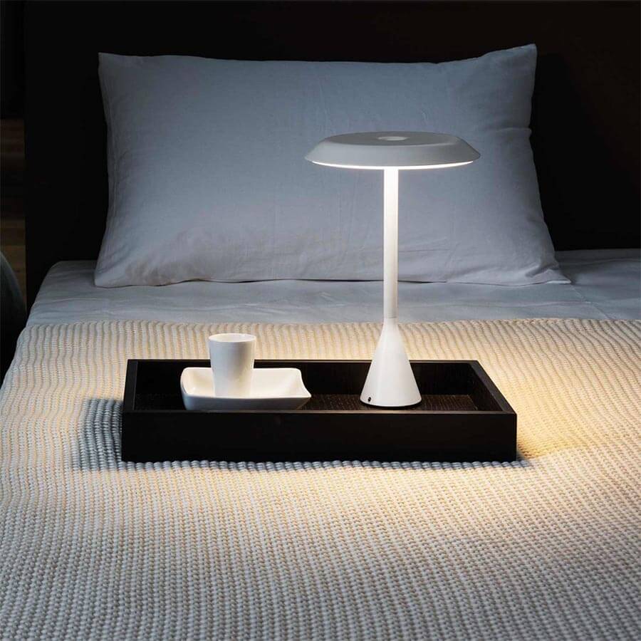 Nemo Lighting, Lampe de table Panama mini, Blanc