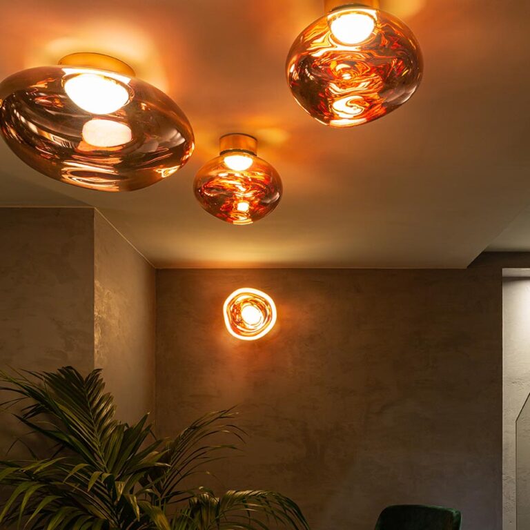 Applique ou plafonnier MELT / Chrome / Tom Dixon